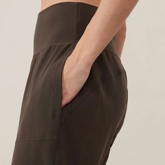 Athleta Salutation High-Waisted Joggers Truffle Brown  Size L - Picture 16 of 16